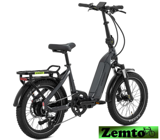 Preview: Faltrad Elektrofahrrad Zemto-Kemoway Z3, Mit Bremslicht sehr stark! schwarz